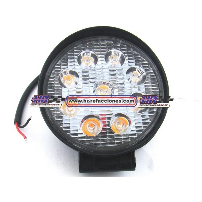 ACC FARO  FARO LEDS REDONDO HIPERLED  9 LED  (( JUEGO ))  27W AMBAR