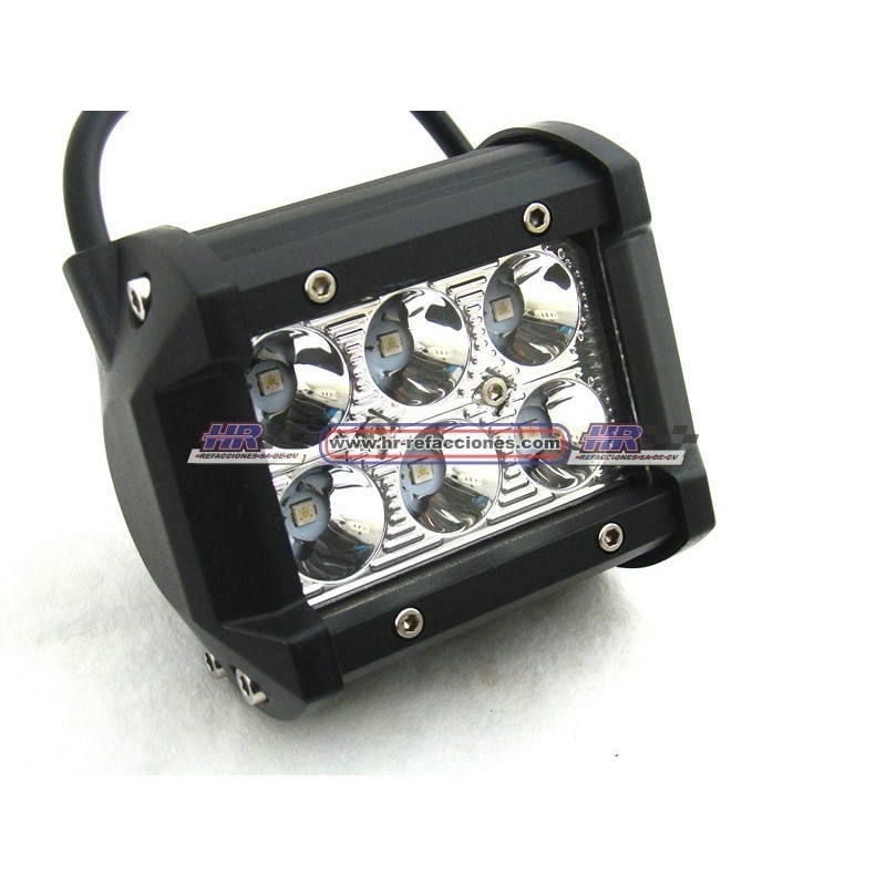 ACC FARO  FARO LEDS CUADRADO HIPERLED  6 LEDS (( PIEZA )) AMBAR Y BLANCO EN EL MISMO FARO